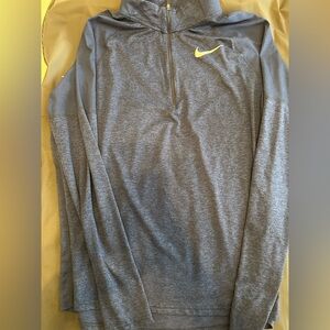 Nike Blue Lightweight 1/4 pullover